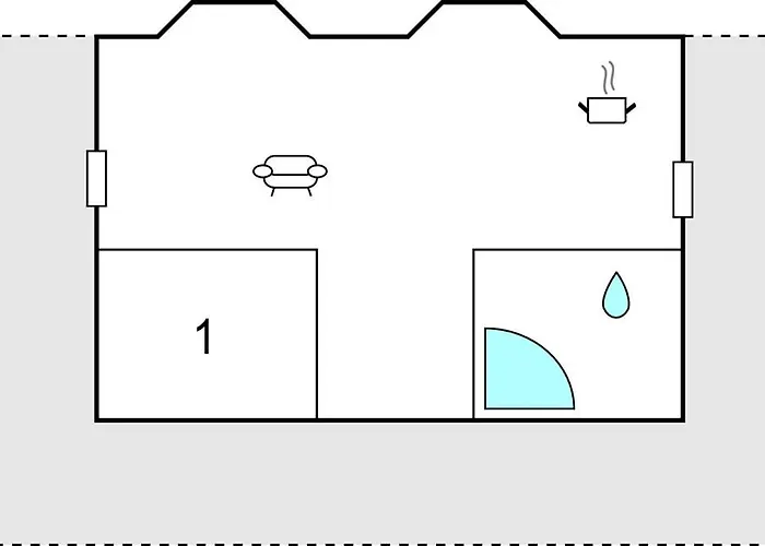 1 Bedroom In * Romo